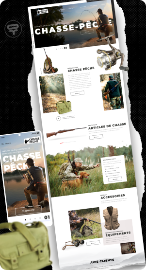UI design project showcase on mobile screen